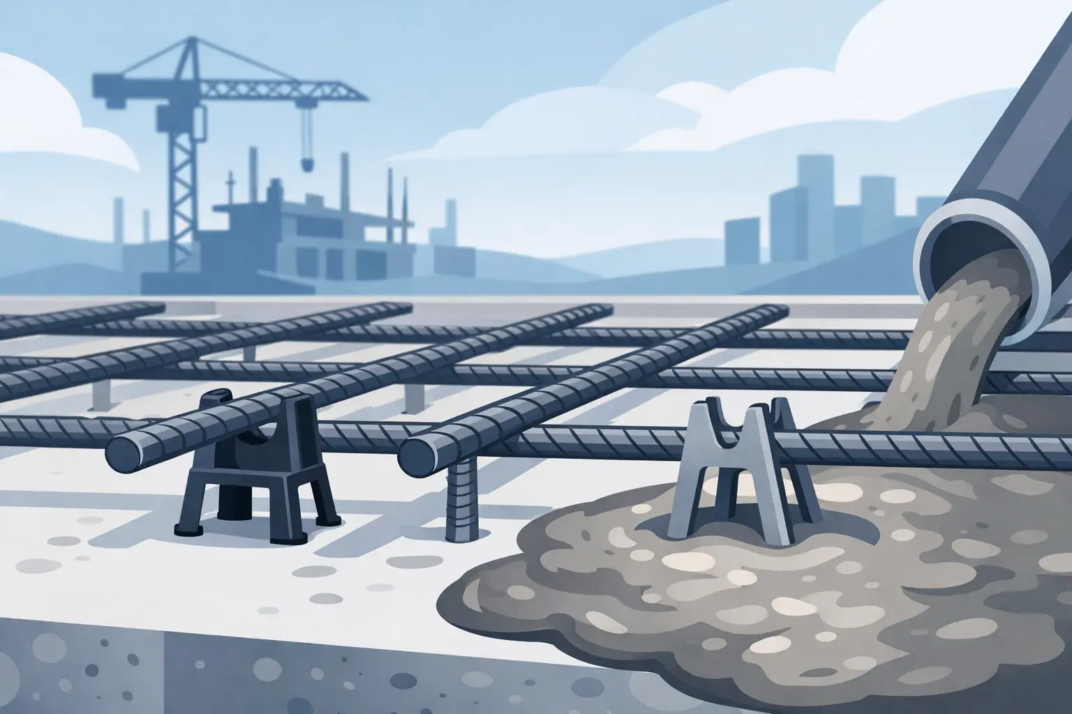 Rebar Chairs for Concrete Pour What Matters - Quality Steel Supplies Rebar Chairs for Concrete Pour: What Matters