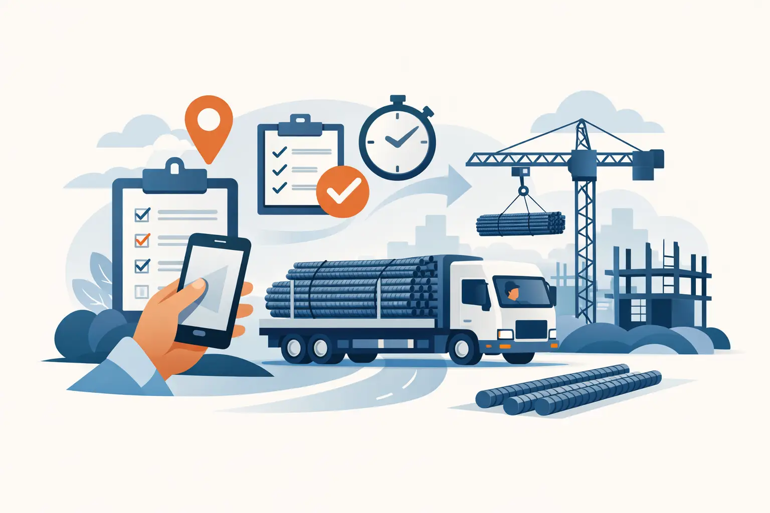 How to Order Rebar Delivery Without Delays