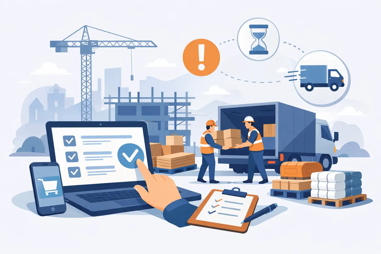 Urgent Site Material Ordering Done Right