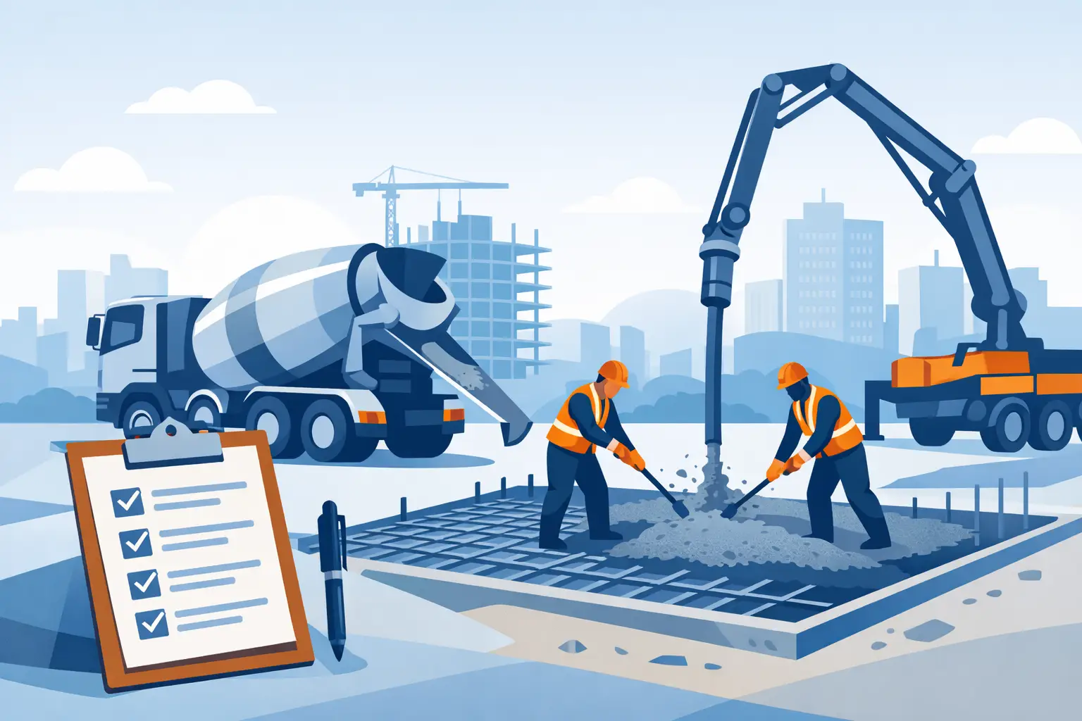 Commercial Concrete Pour Checklist