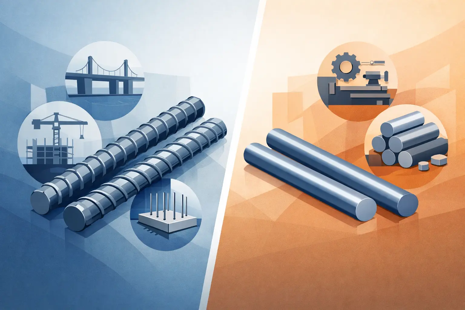 Deformed Bars vs Round Bars: Key Differences