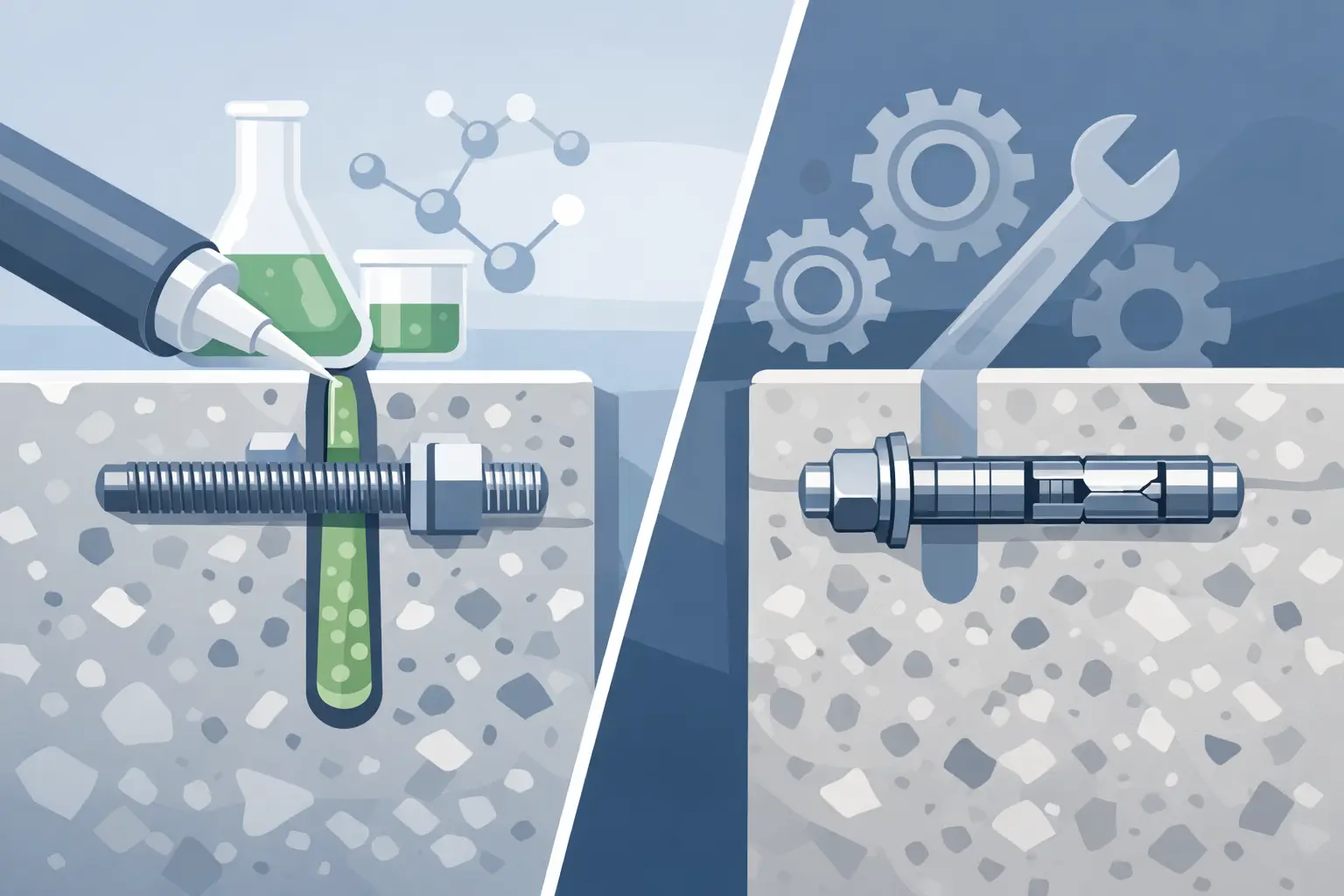 Chemical Anchors Versus Expansion Bolts - Quality Steel Supplies Chemical Anchors Versus Expansion Bolts