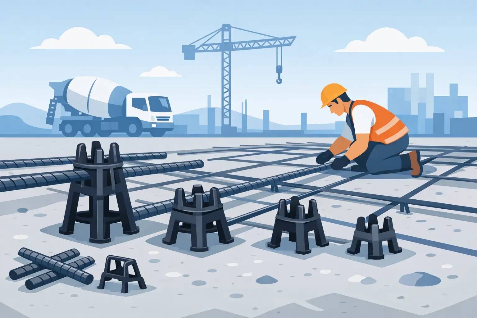 How to Use Bar Chairs on Concrete Jobs