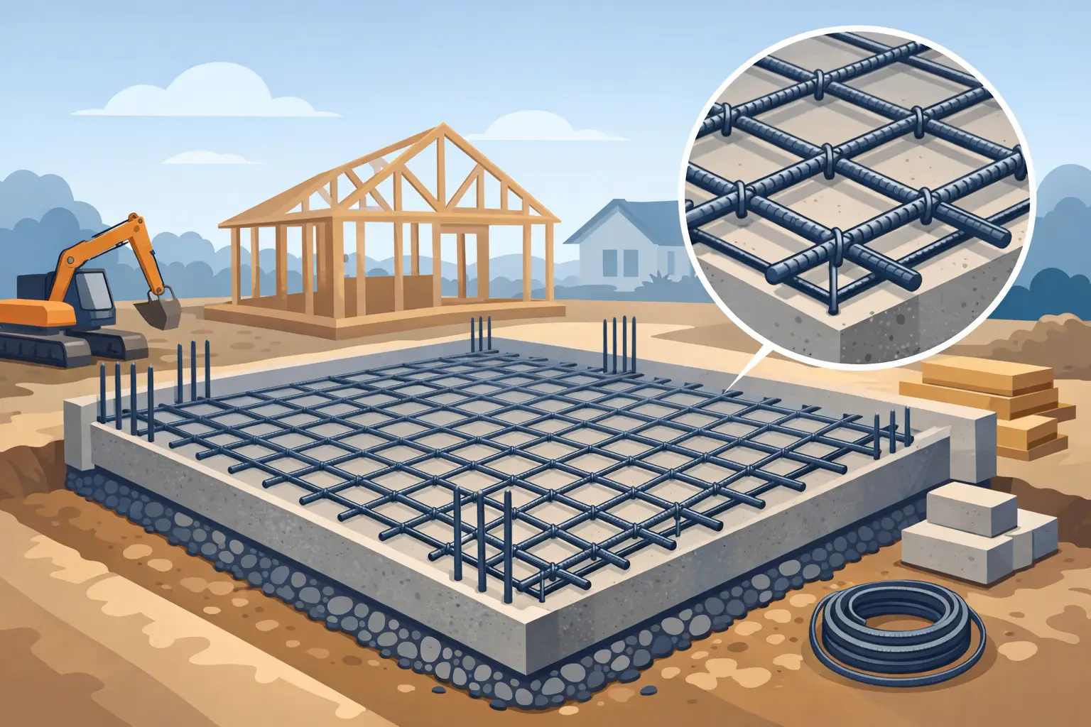 House Slab Reinforcement Example: What It Shows