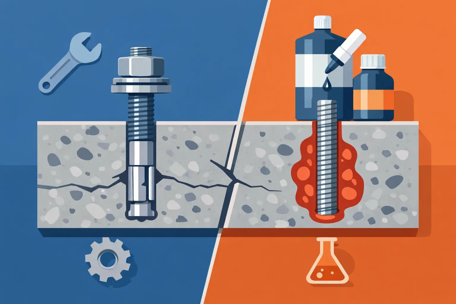 Mechanical Anchor vs Chemical for Concrete