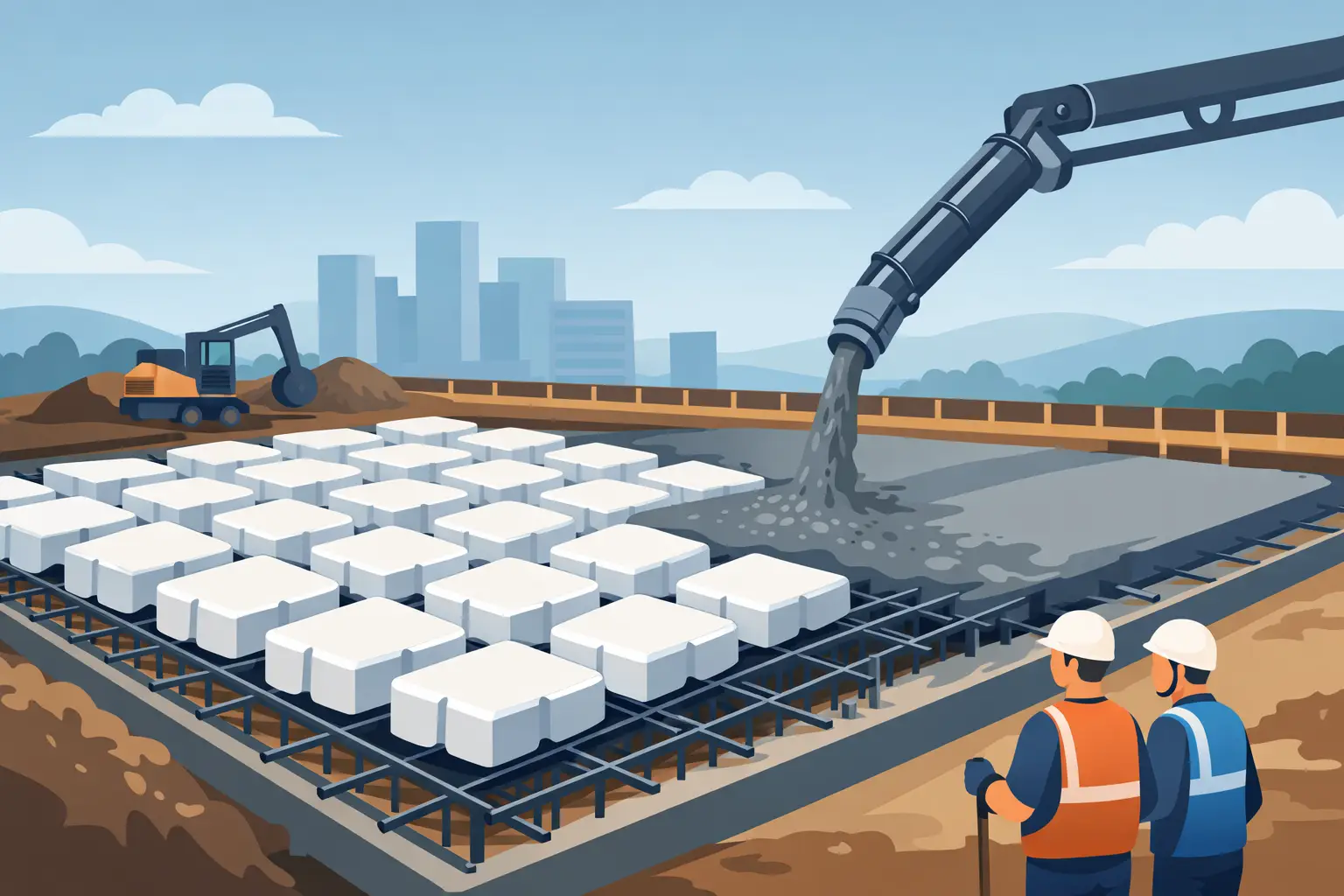 Slab Pod Installation Example for a Clean Pour