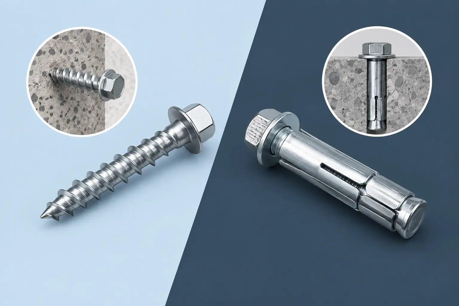 Concrete Screws Versus Sleeve Anchors Compared