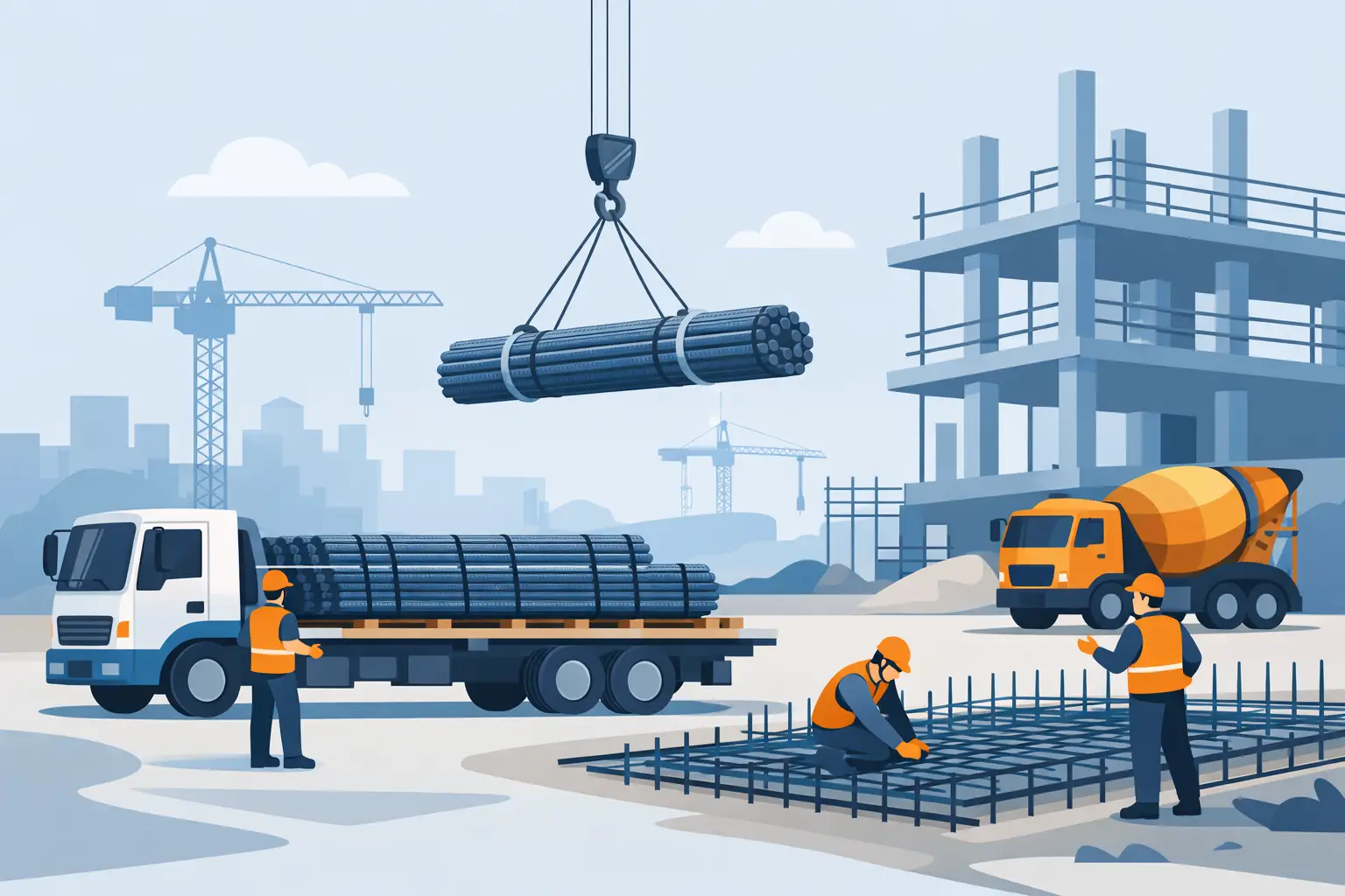 Rebar Delivery That Keeps Concrete Work Moving