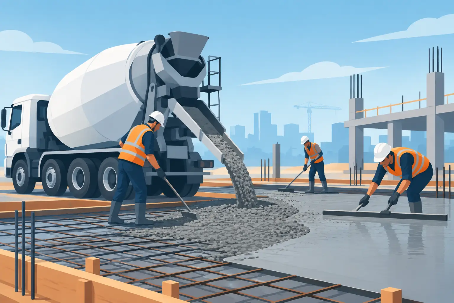 Urgent Concrete Pour Supply Example for Site Teams
