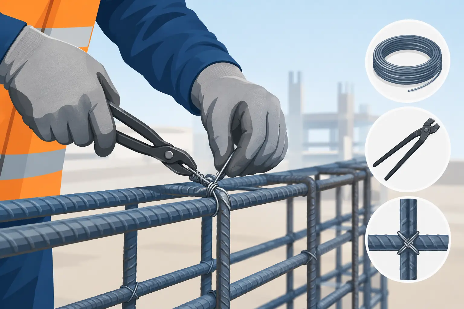 How to Install Tie Wire for Secure Rebar Cages