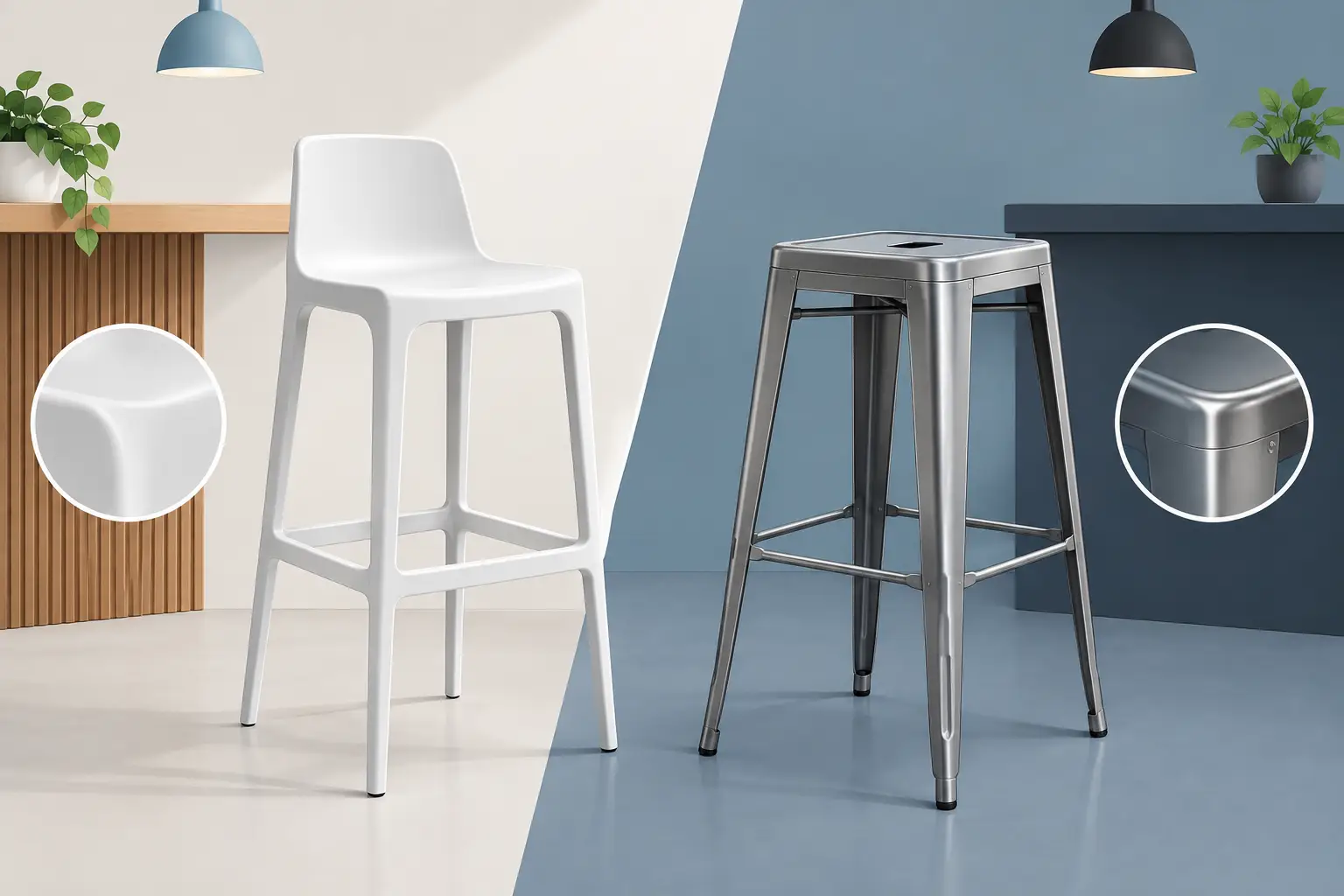 Plastic Bar Chairs Versus Steel: What Holds Up?