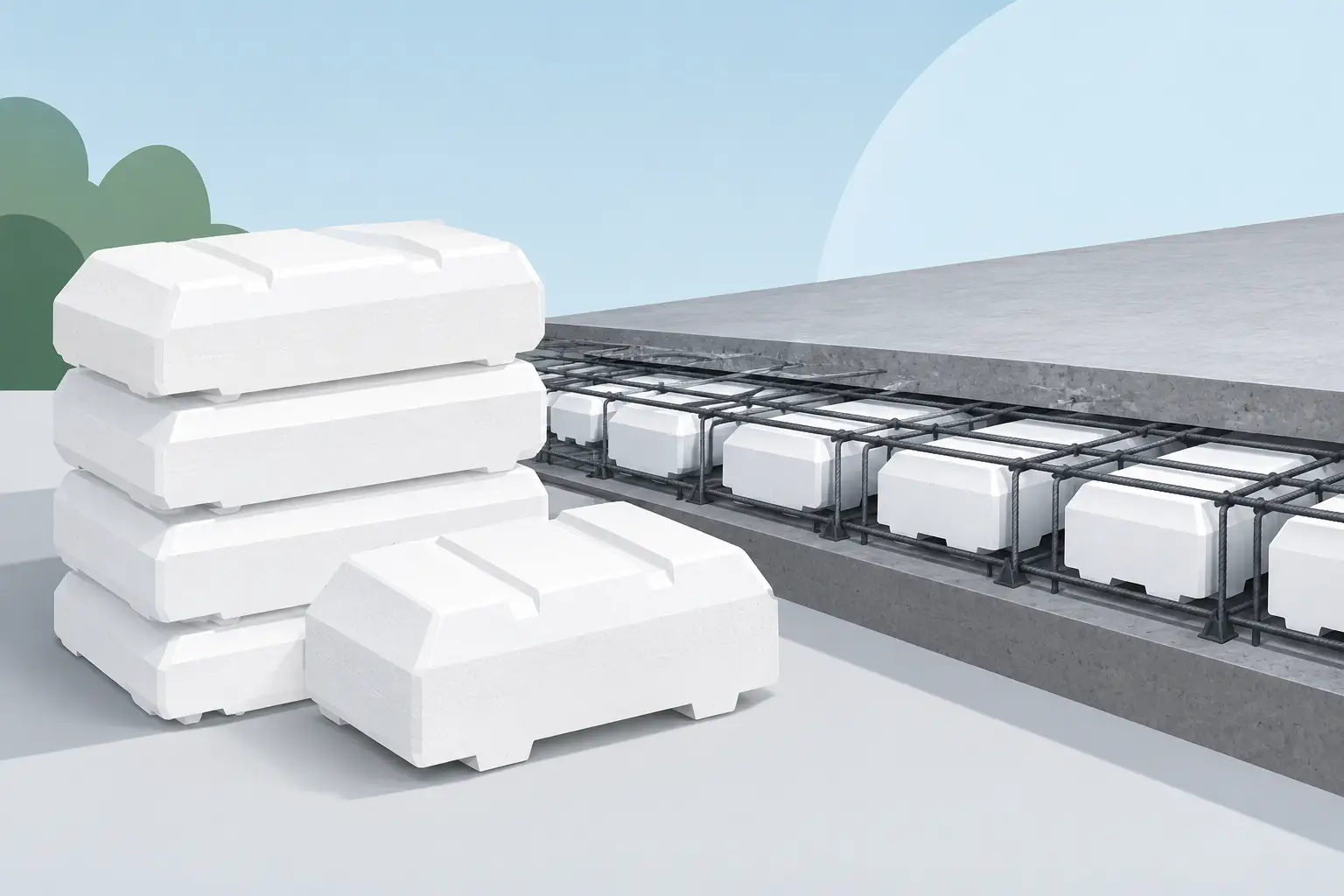Polystyrene Pod System Review for Slab Projects