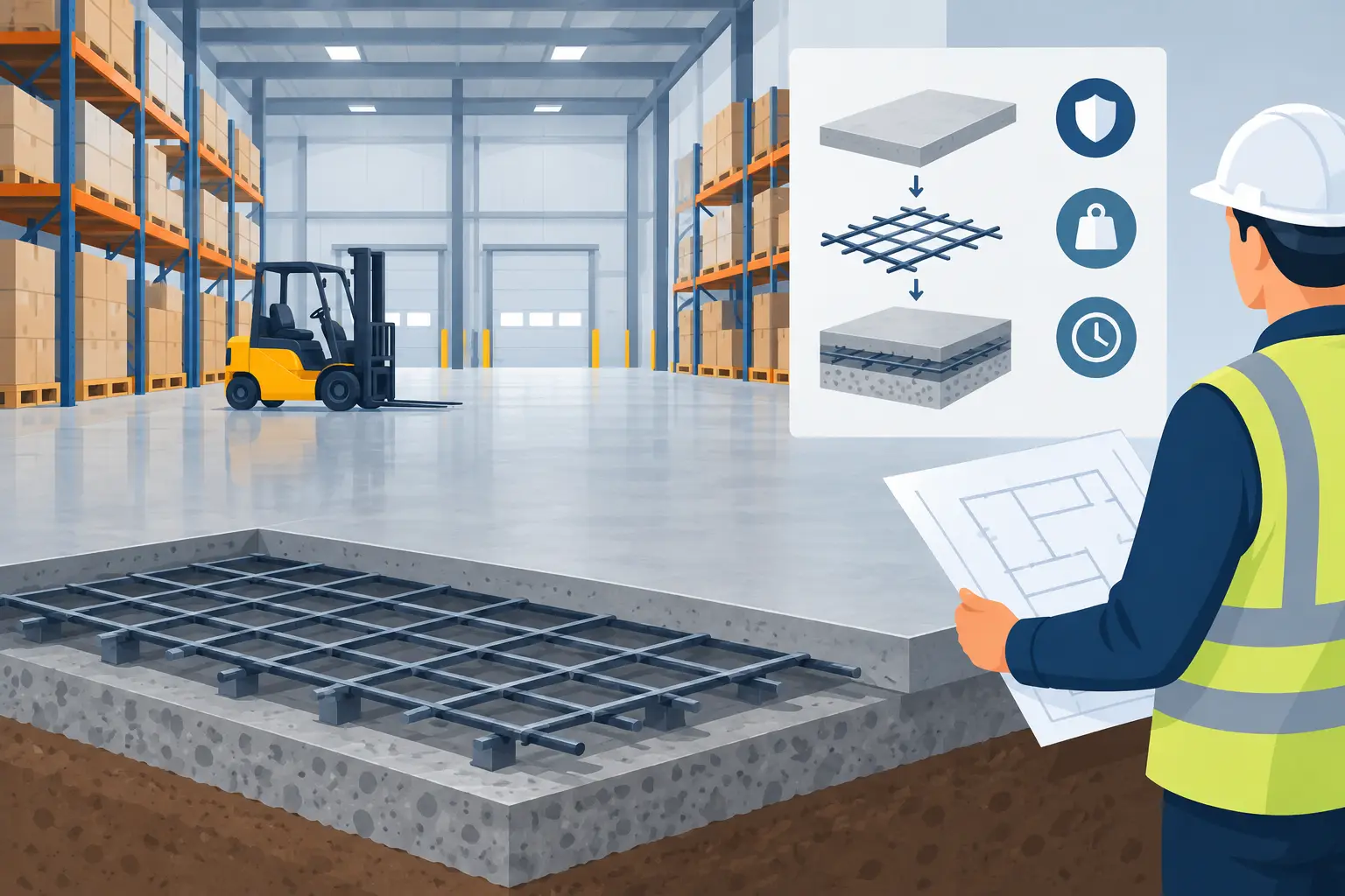 Warehouse Floor Reinforcement Example: A Practical Plan